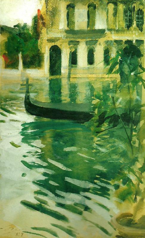 Anders Zorn gondol, venedig